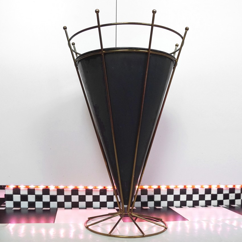 Schirmstaender Tütenständer 60er-Jahre Midcentury Spaceage Retro Dessign