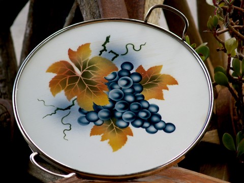 Weintrauben Keramik antik