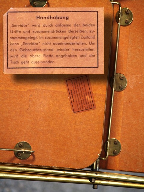 Retro Beistelltisch 60er-Jahre