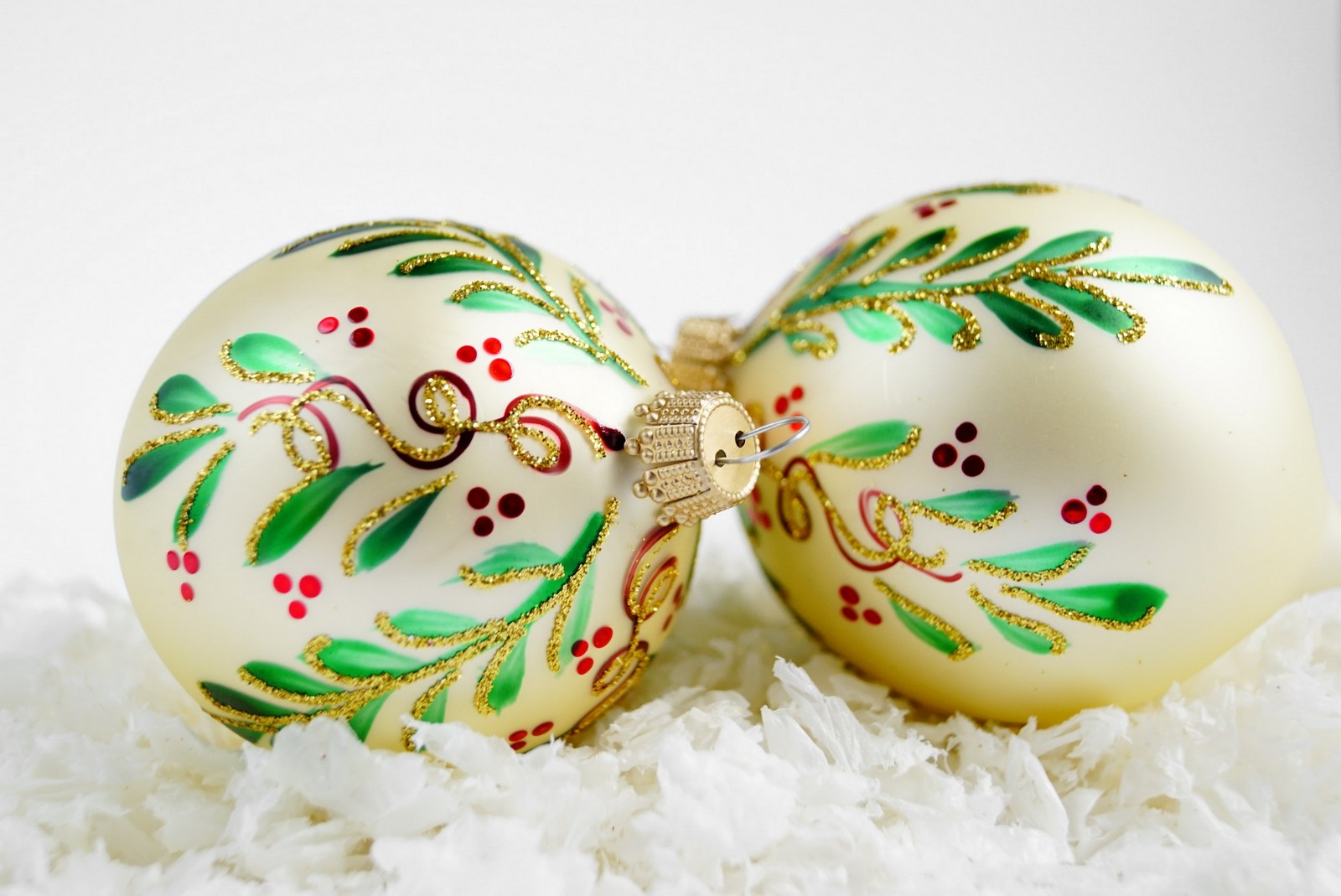 Christbaumkugel Glas mundgeblasen handgemacht lauscha Bauernweihnachtsbaum