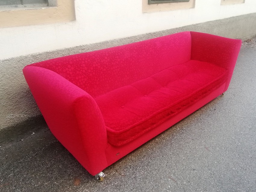 Bretz Sofa rot Bubbles Monster Rollenfüße vegan Deutschland