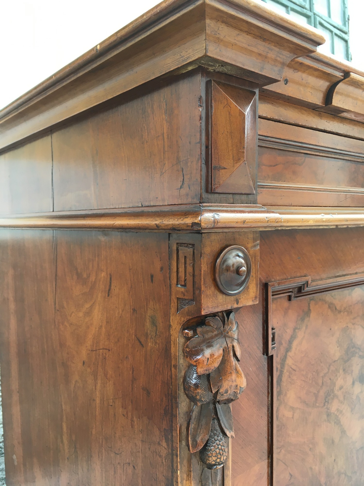 Kommode antikes Möbel Sideboard Anrichte Marmorplatte