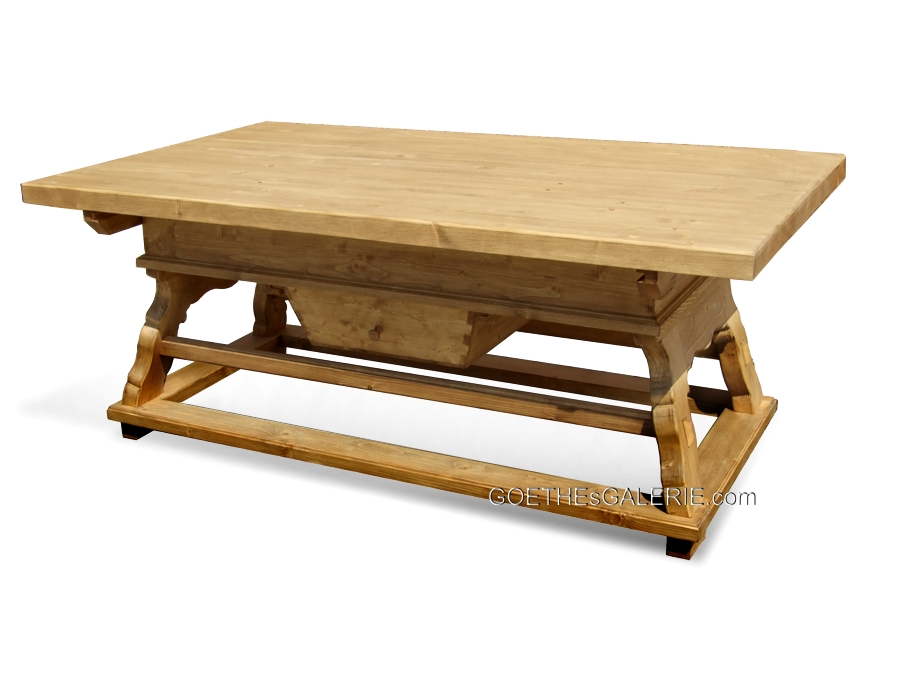 Jogltisch Tisch Bauerntisch 160 x 100 cm gewachst Sondermaß Großer Esstisch massiver Tisch Bauerntisch 200x120 Jogltisch