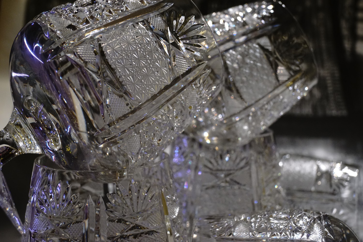 Bleikristall nosing Gläser Vintage neuwertig Cognak Whisky schwer