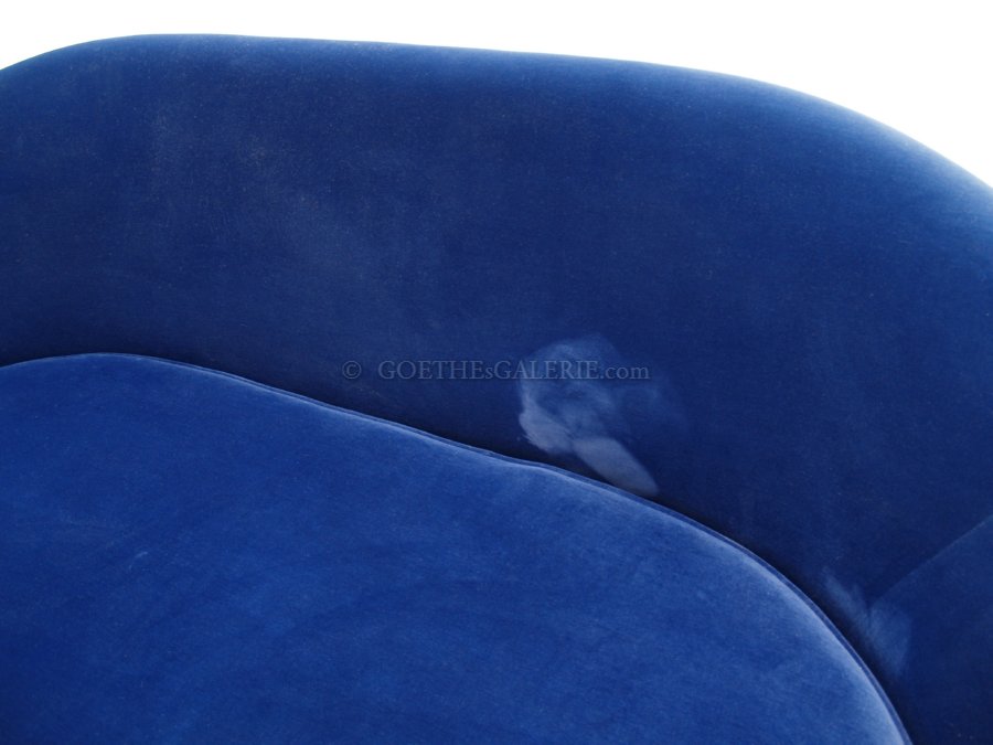 Bretz Pool Sofa Samt blau