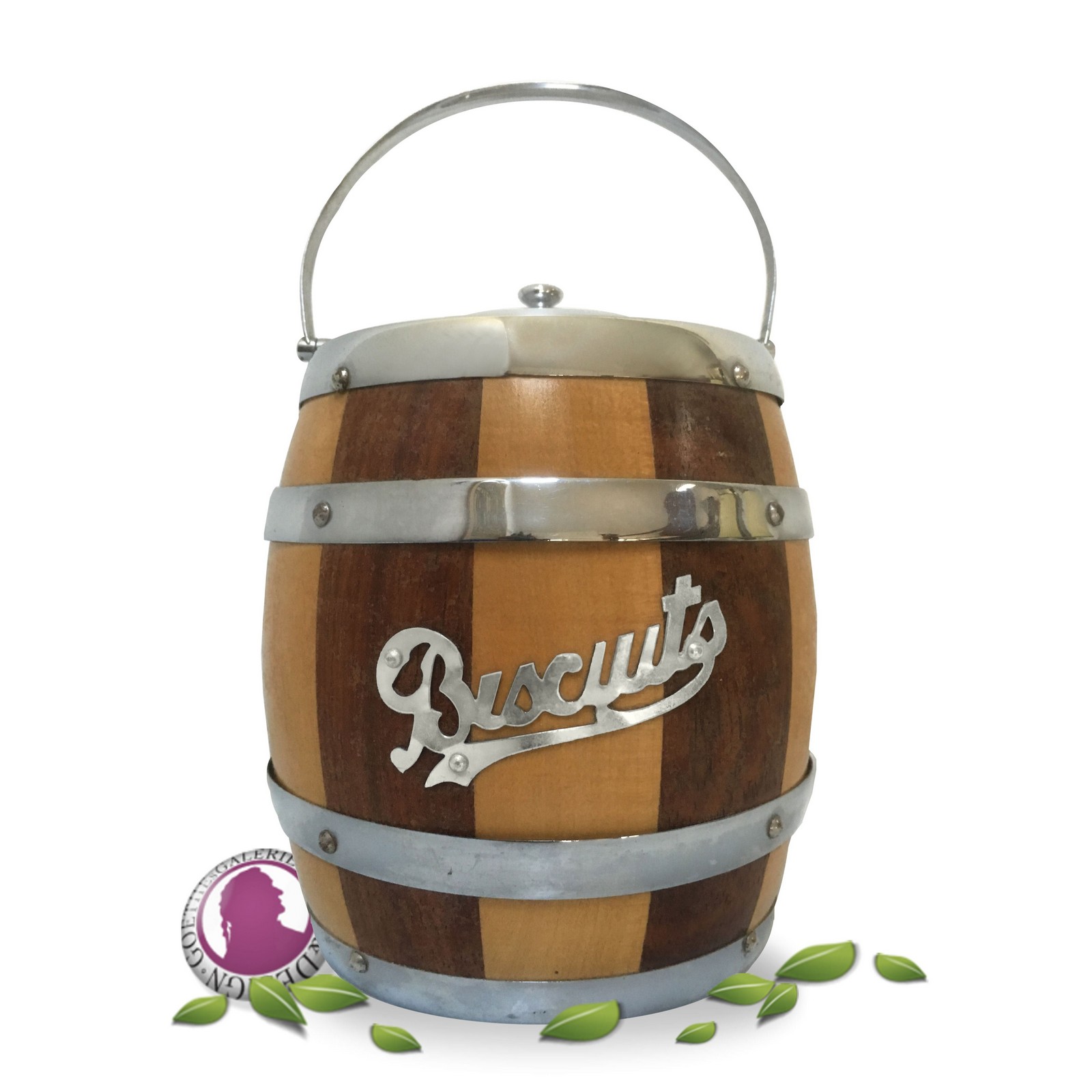 Keksdose Deckeldose Dose Eiswürfelbehälter Biscuits Vintage Keksdose Biscuits