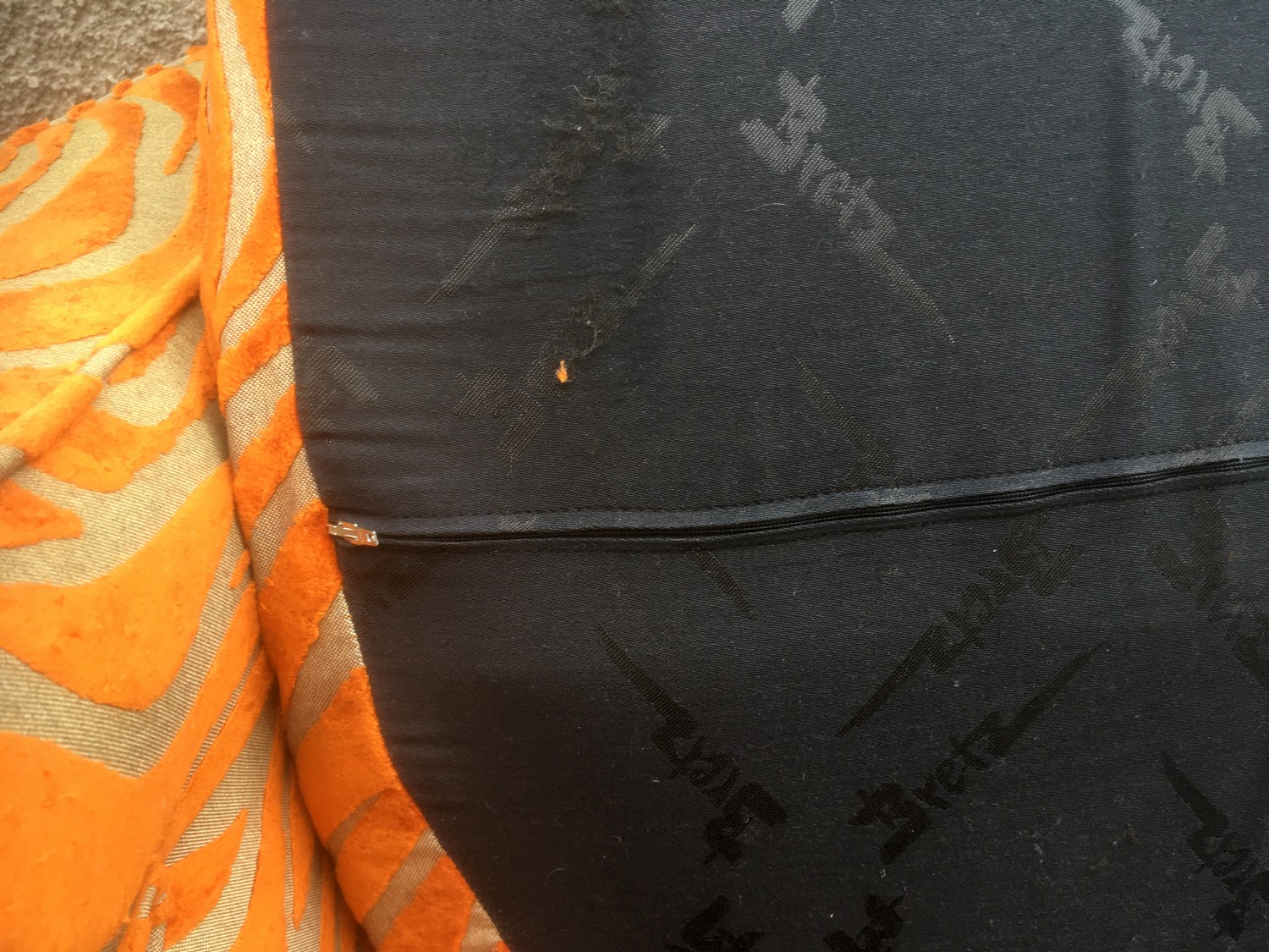 Bretz Sofa Slowrider Zebra Orange achtsam gebrauchtes Designermöbel Tangerine