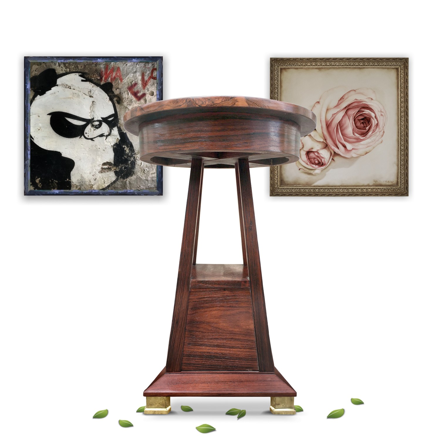 Beistelltisch Jugendstil Tisch antik Blumentisch Palisander Glasplatte restauriert Beistelltisch Jugendstil Tisch antik Blumentisch Palisander Glasplatte restauriert