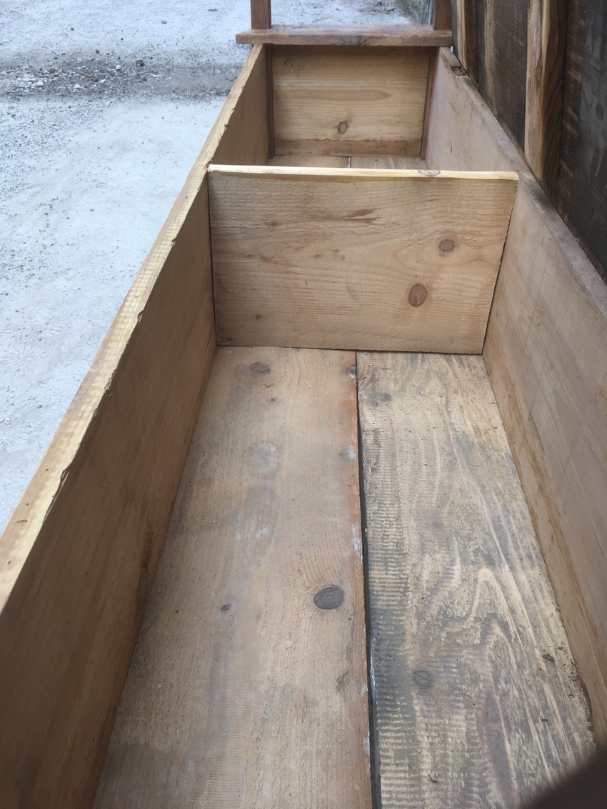 Truhensitzbank Weichholz