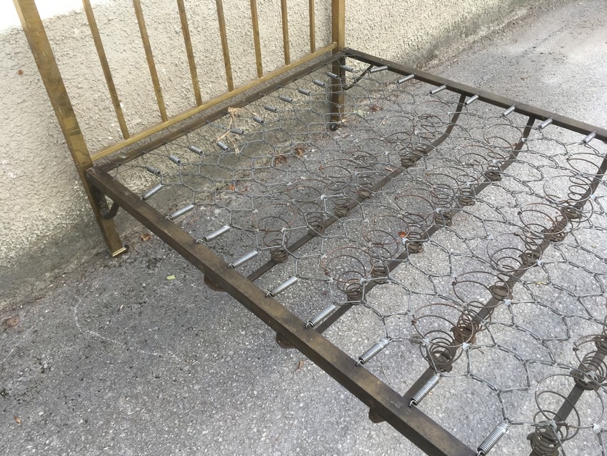 Bett Jugendstil Messing