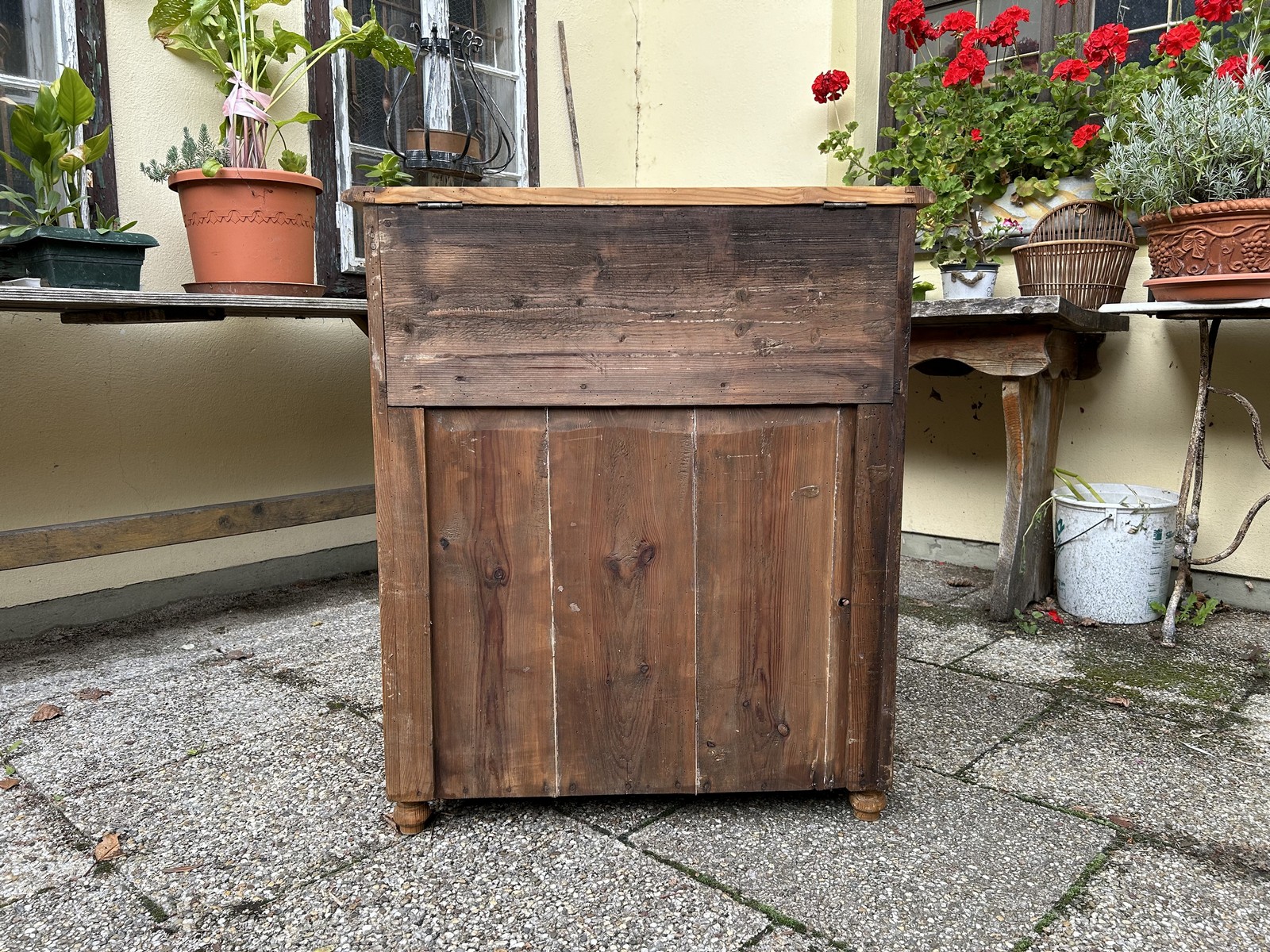 Weichholz Kommode Waschtisch antik restauriert ca. 1890 Weichholz Kommode Waschtisch antik restauriert ca. 1890