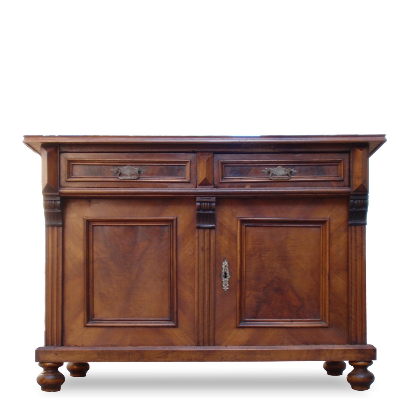 Kommode Anrichte Gründerzeit ca. 1880 Nussholzfurnier Kommode Gruenderzeit