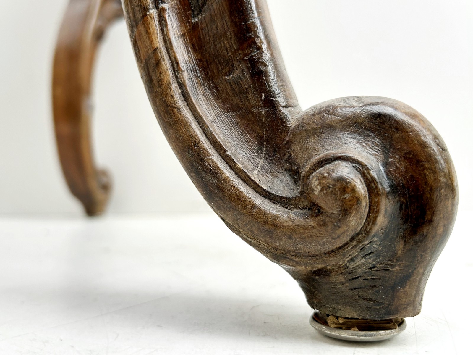 Tisch antik Biedermeier Nussholz Antiquität um 1800