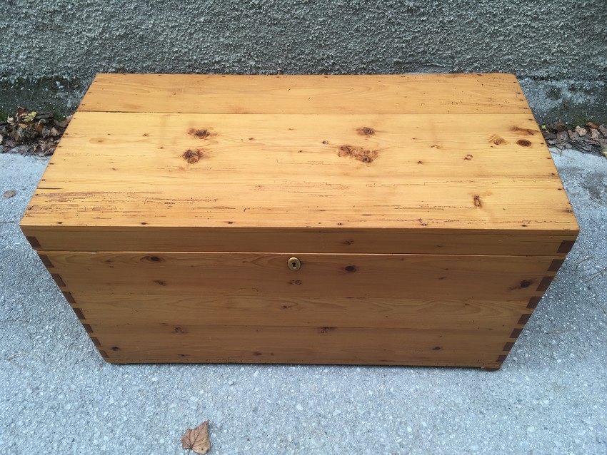 Weichholz Bauerntruhe