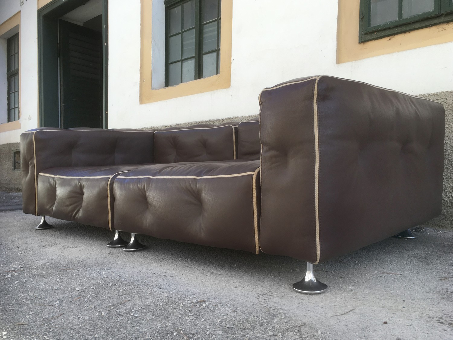 Bretz Sofa braun Lounge Möbel Riesensofa neuwertig Don Corleone