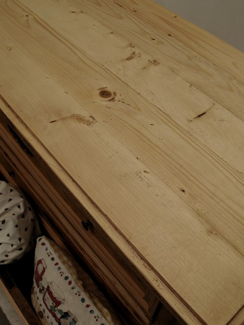 antikes Buffet Naturholz