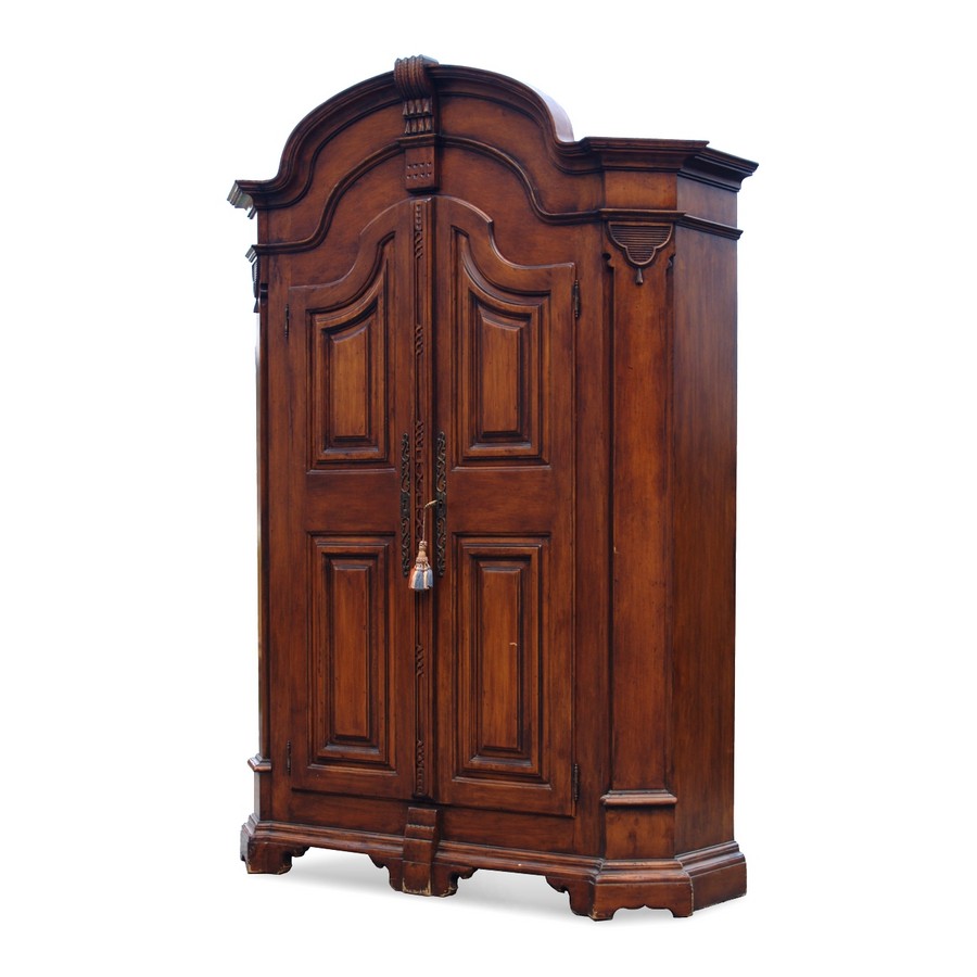 Antikstil Dielenschrank großzügiger Garderobe Schrank Kasten Antikstil Schrank Barockstil