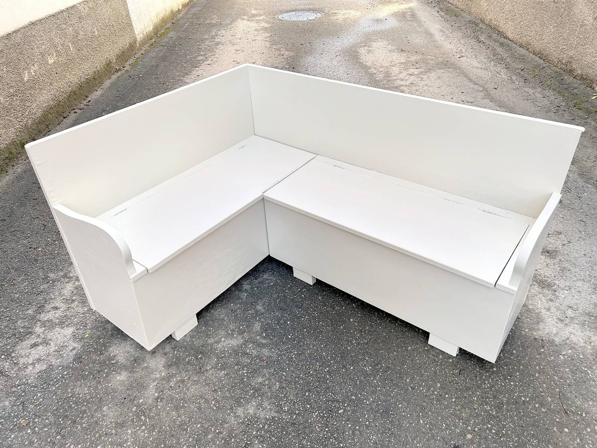 Eckbank mit Truhenteil Vintage