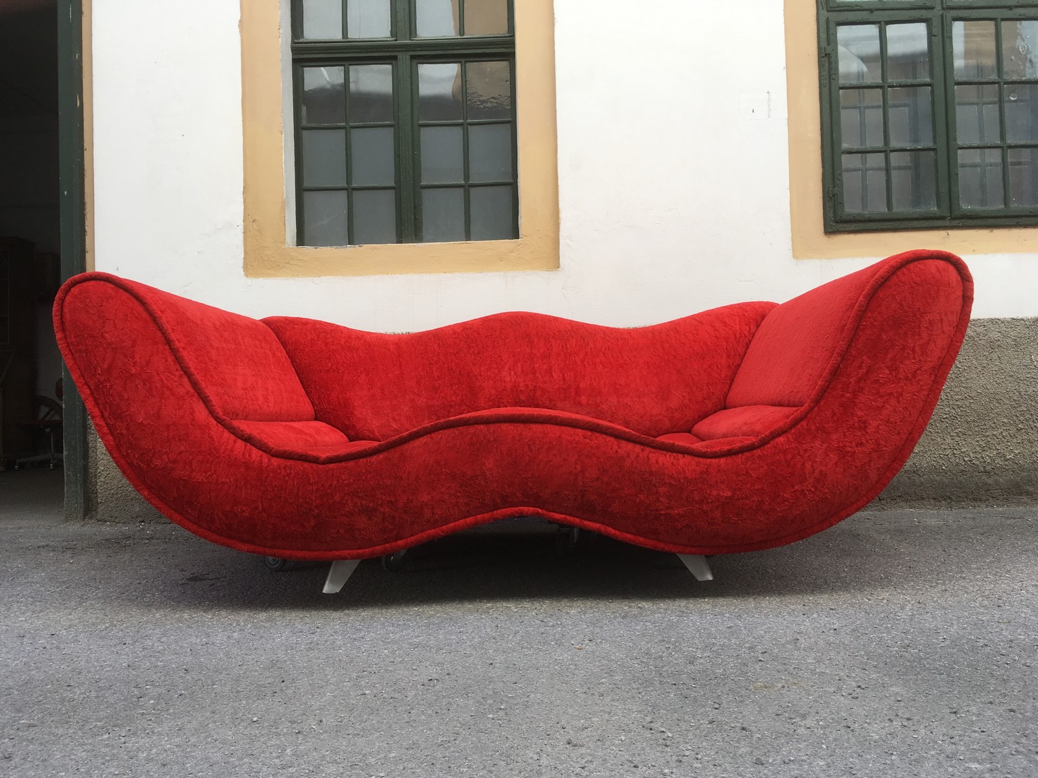 Bretz Sofa Laola rot neuwertig gebraucht