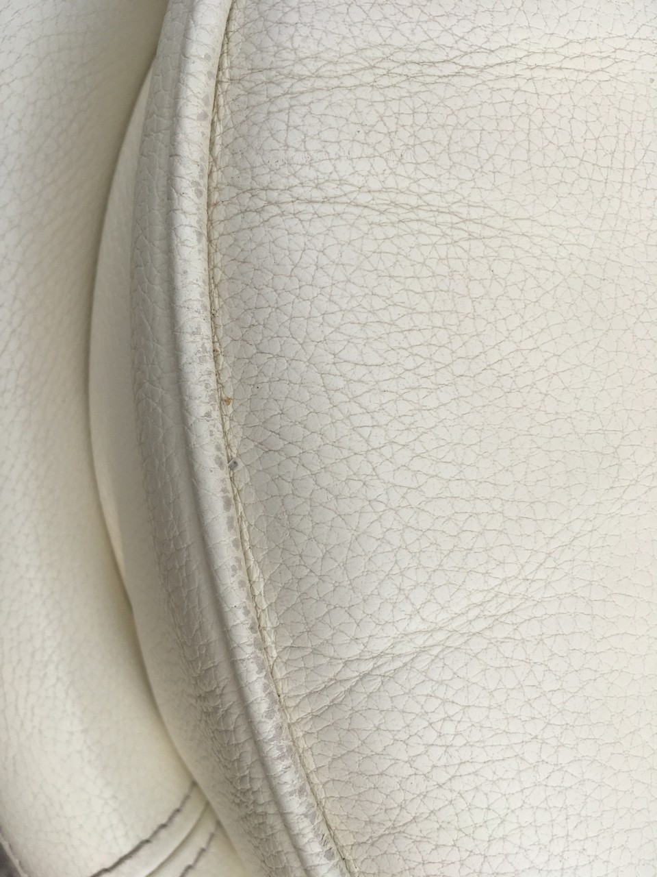 Bretz Stuhl Jeannie Leder weiß creme