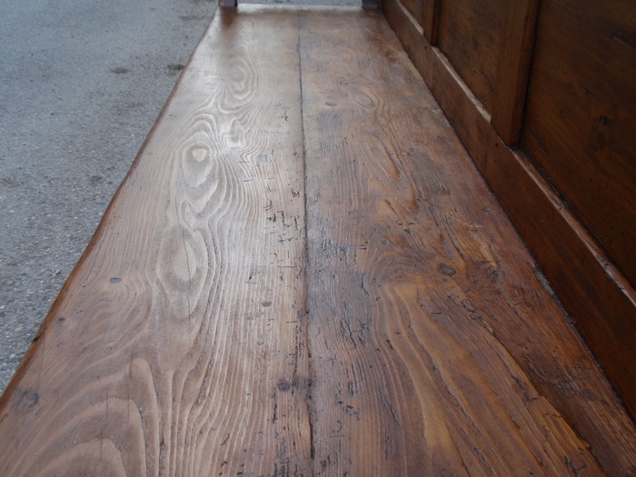 Sitzbank Vollholz antik