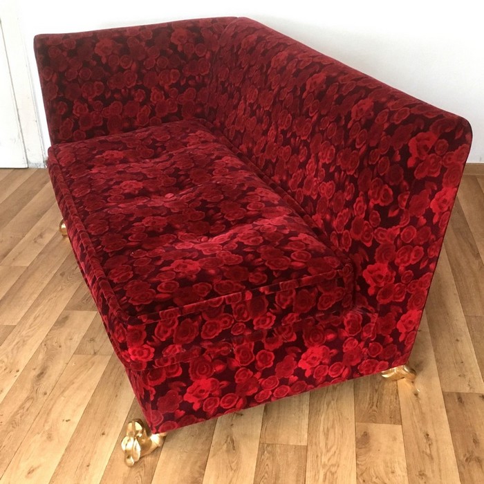 Bretz Sofa Rosenstoff Recamiere