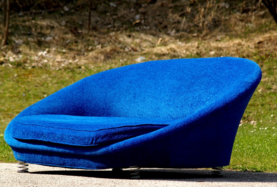 Bretz Pool Sofa blau