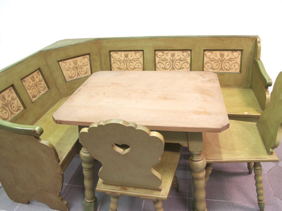 Bauernmöbel Tisch Eckbank Sessel