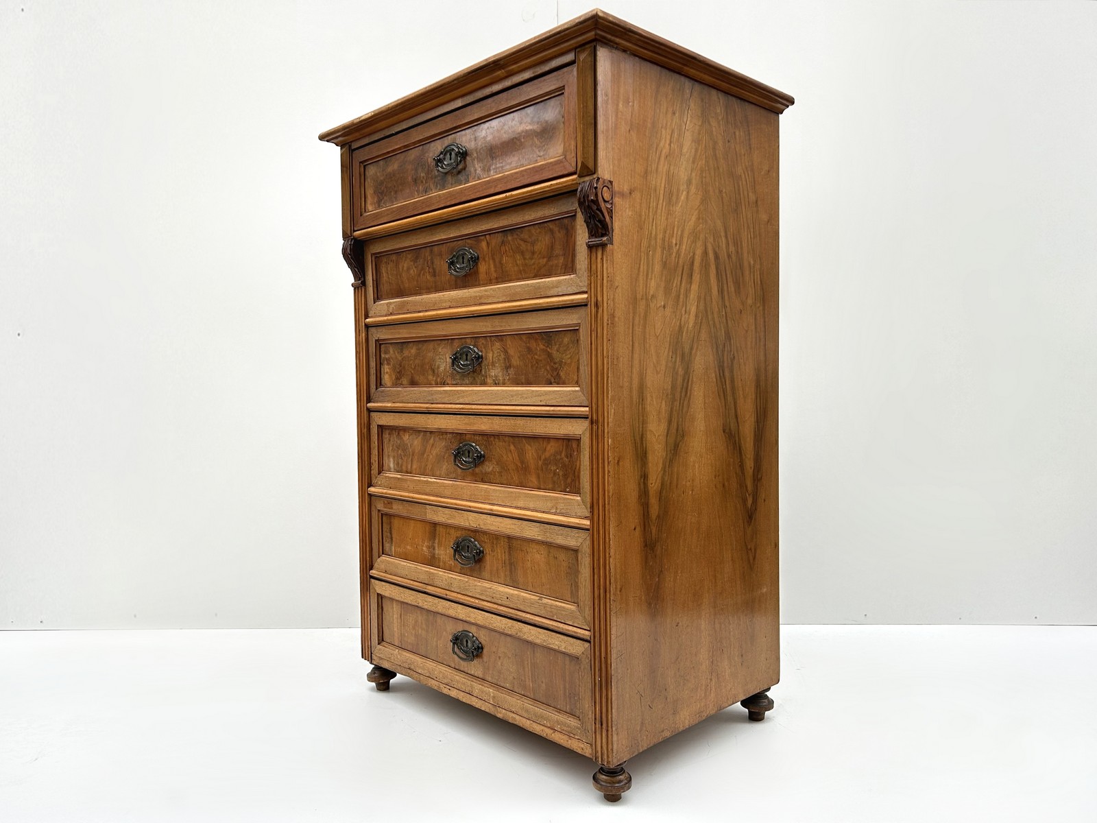 Schubladenschrank antike Kommode 6 Laden Historismus Ladenkommode