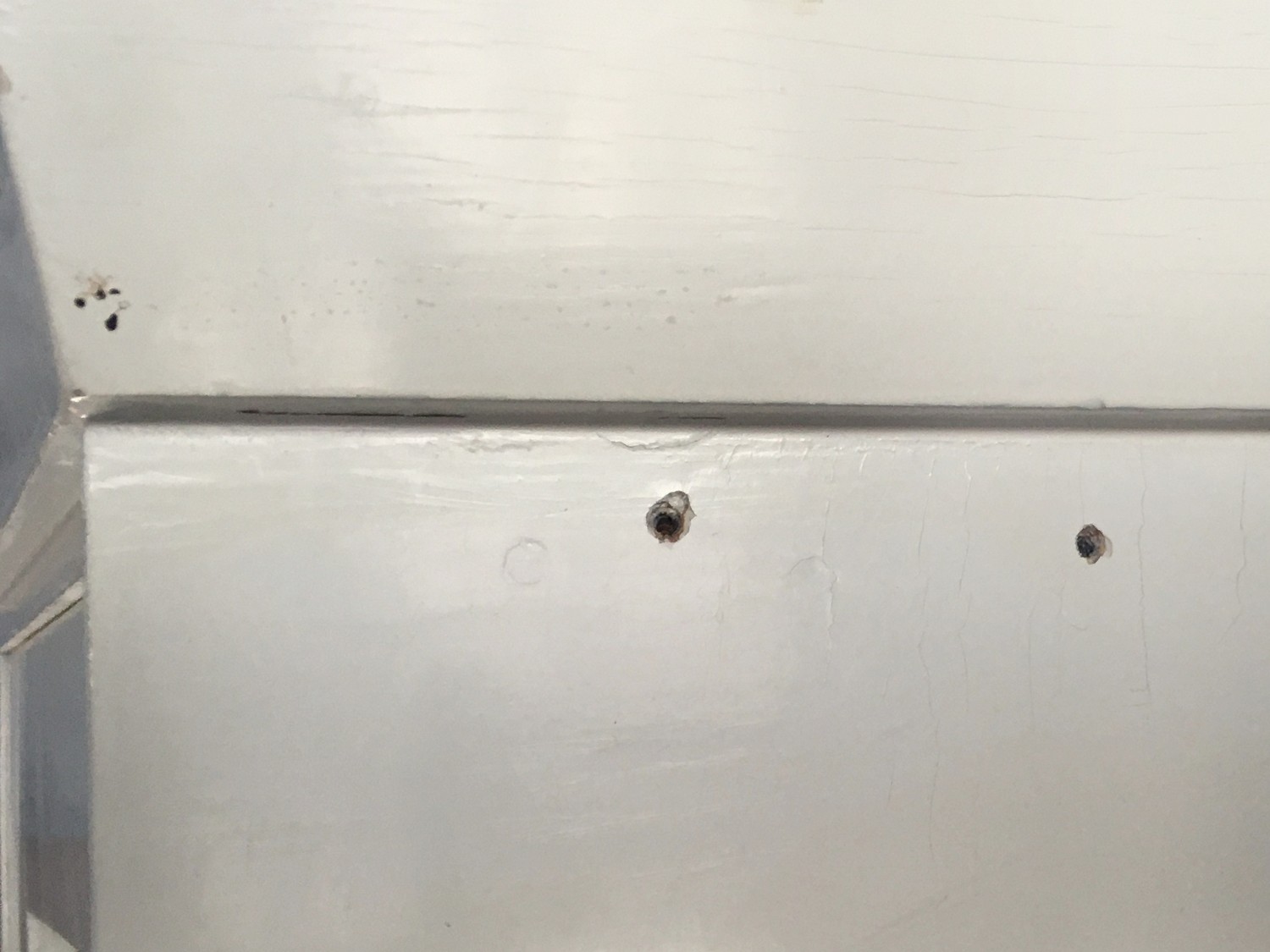 Anrichte Küchenschrank antik Buffetschrank creme Kredenz