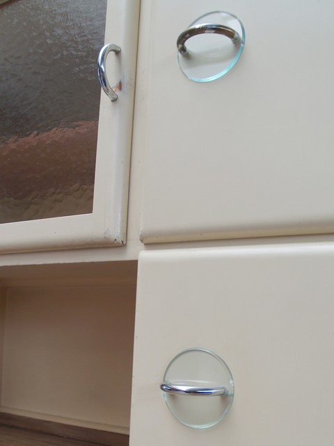 shabby Chic Küchenschrank antik