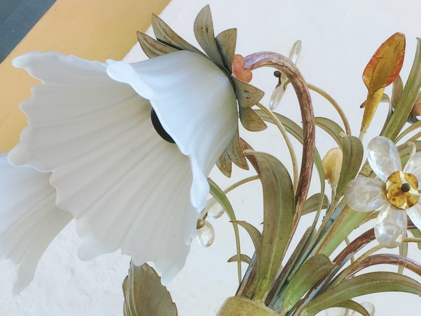 Florentinerstil Stehlampe Standkronleuchter Blätter