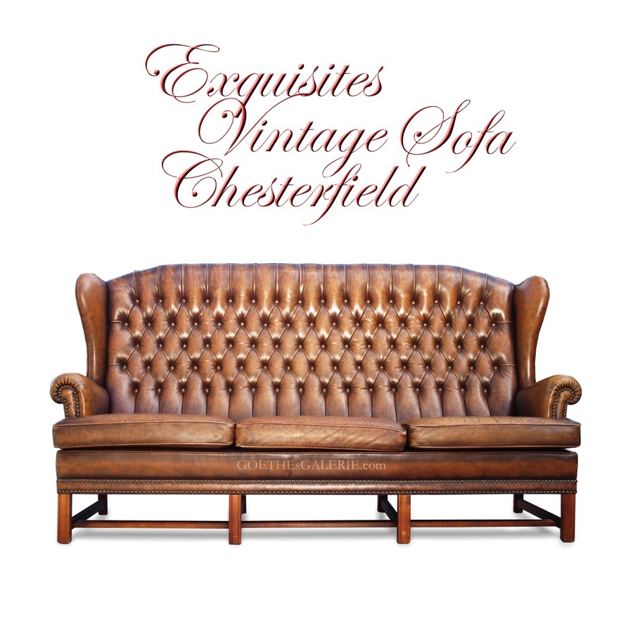 Chesterfield Ledersofa Englisches Stilmöbel Leder Sofa Chesterfield Ledersofa