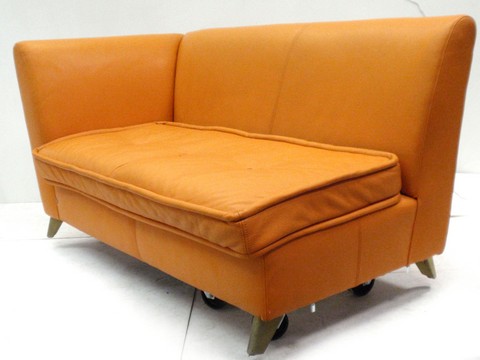 Bretz Leder Sofa Recamiere Monster