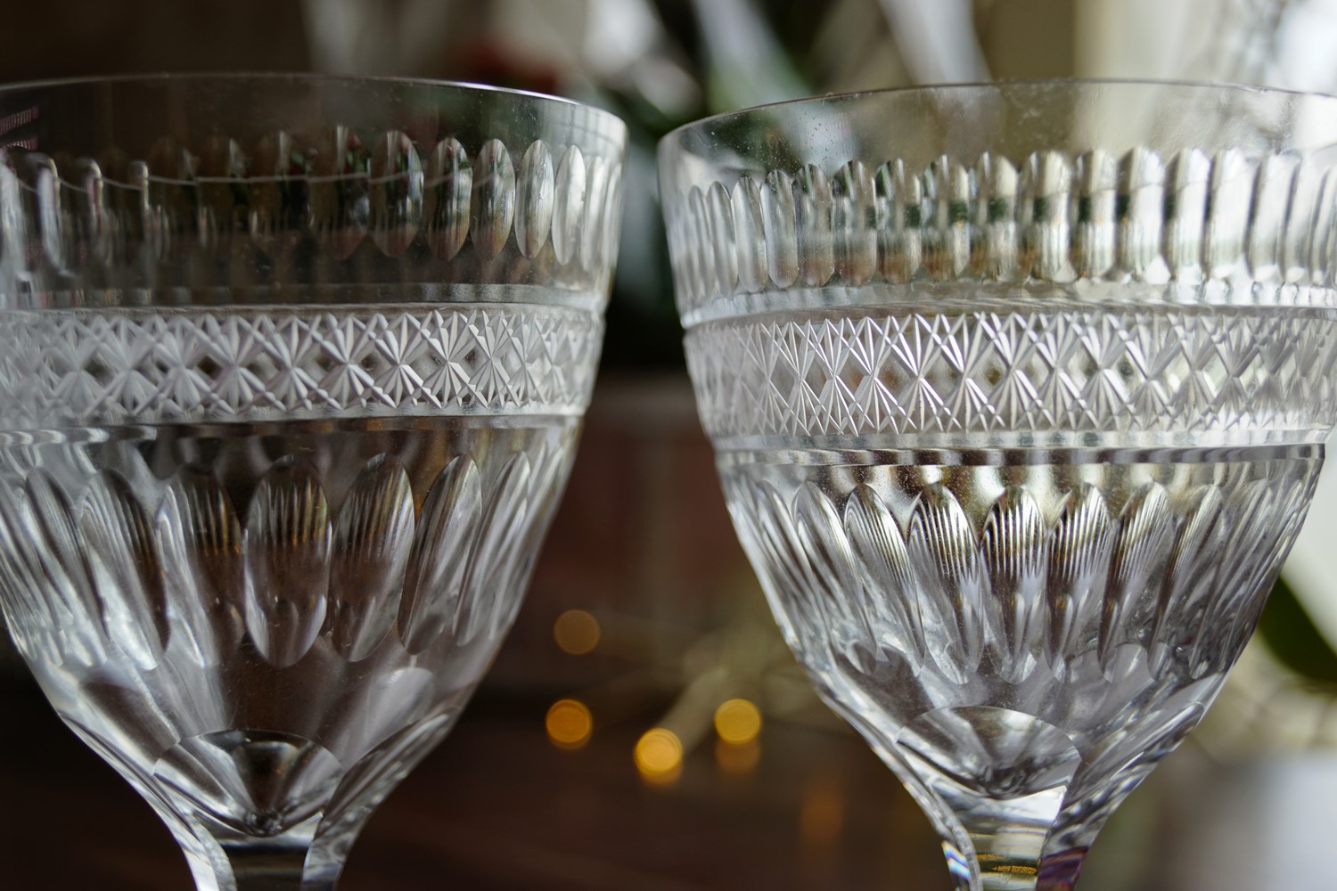Bleikristall Weingläser Vintage wie neu