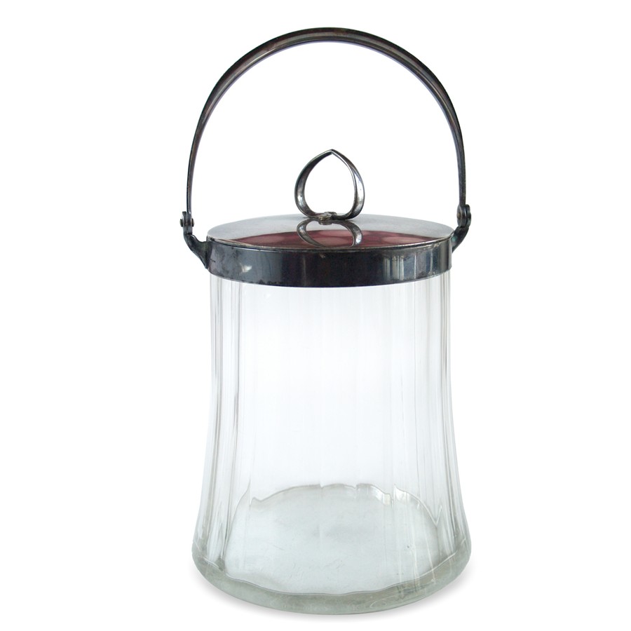 Glas antik Keksdose