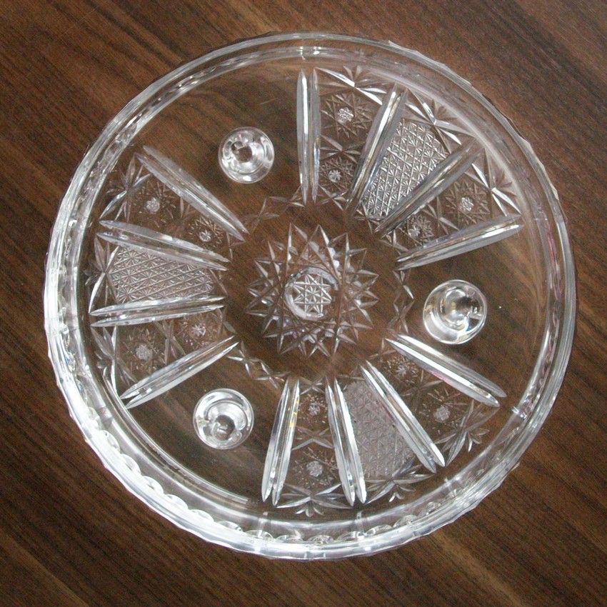 Bleikristall Fussschale