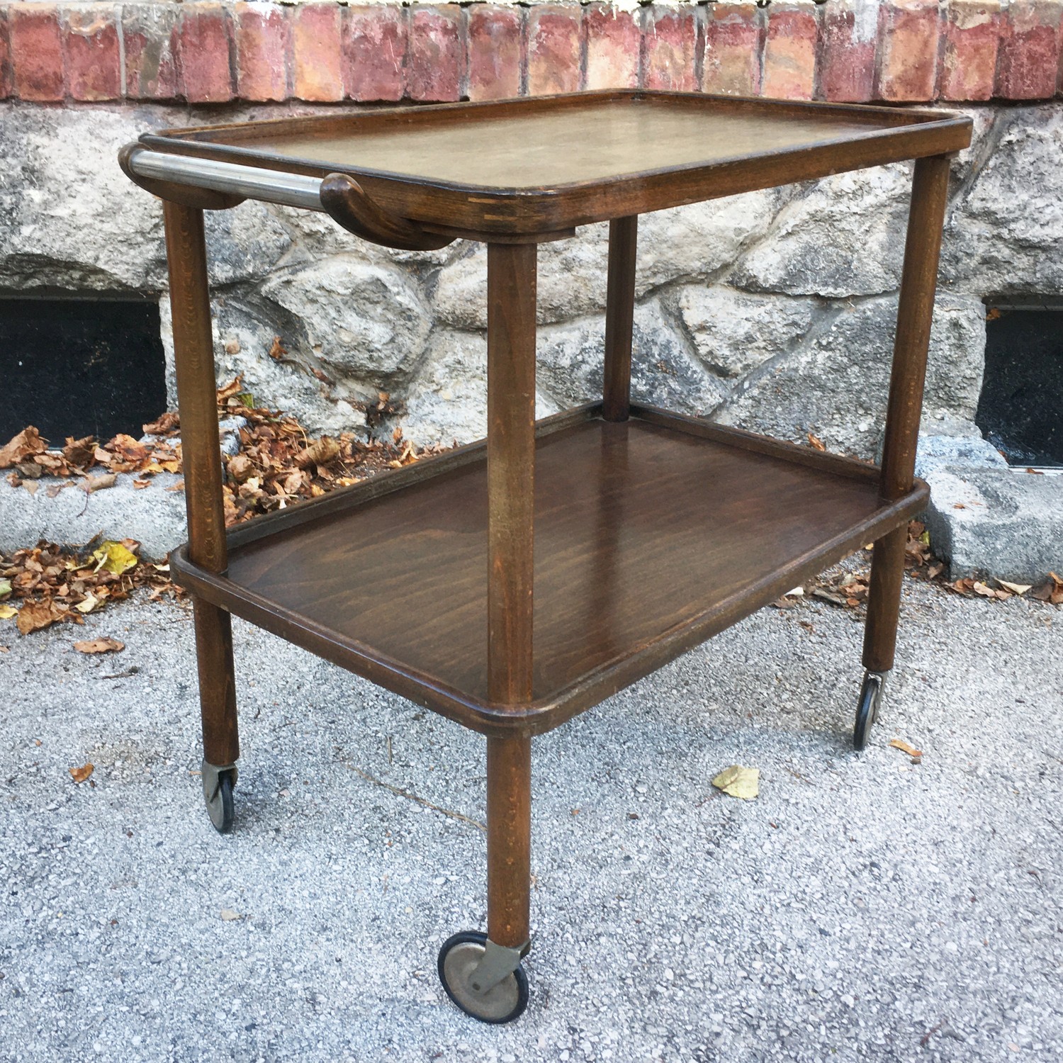 Serviertisch antik Original Bauhaus Möbel Art Deco