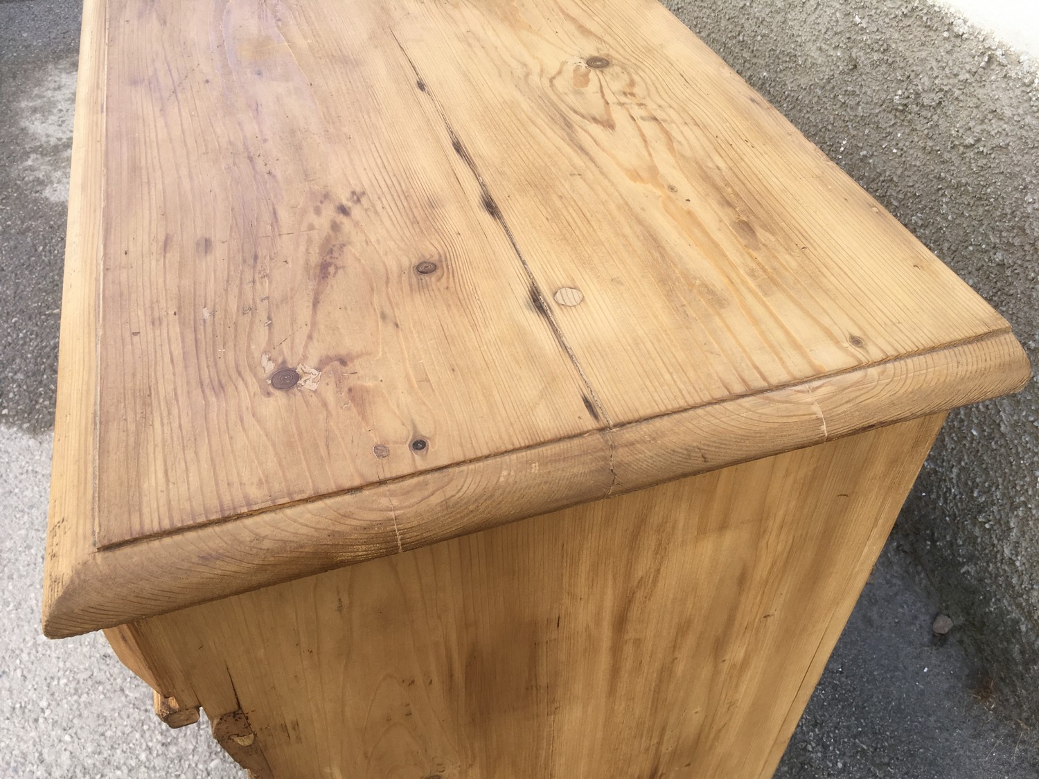 Kommode Anrichte Historismus Weichholz antik