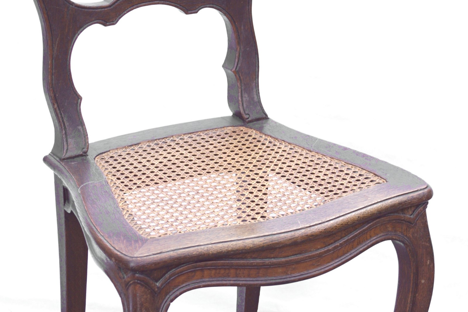 Stuhl Barockstil Rokoko Geflecht Sessel Vintage antik um 1900