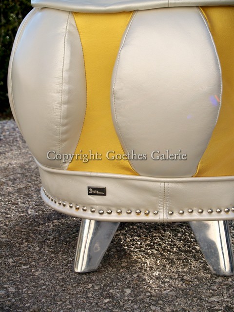 BRETZ Sessel LUCKY STUHL LEDER