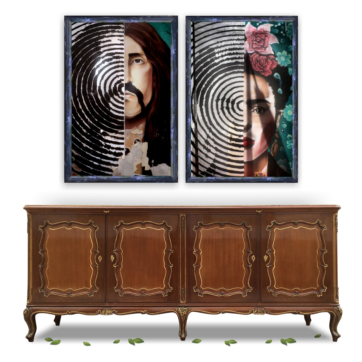 Sideboard Anrichte Kommode groß Stilmöbel Friedrich Otto Schmidt Sideboard Anrichte Kommode Stilmoebel Friedrich Otto Schmidt