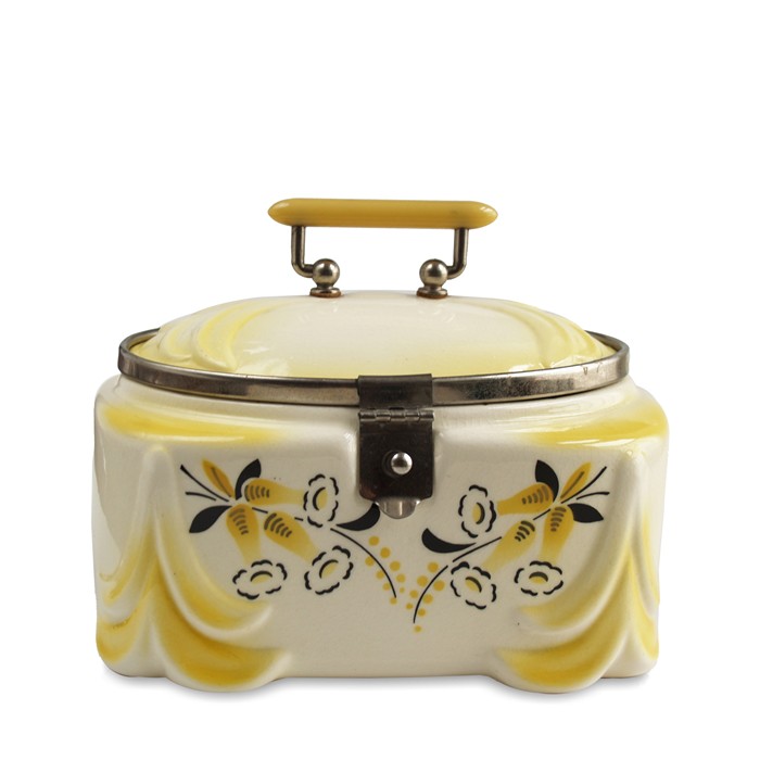 Vintage Keksdose Keramik Dose alte Vorratsdose Deckeldose Vintage Keksdose