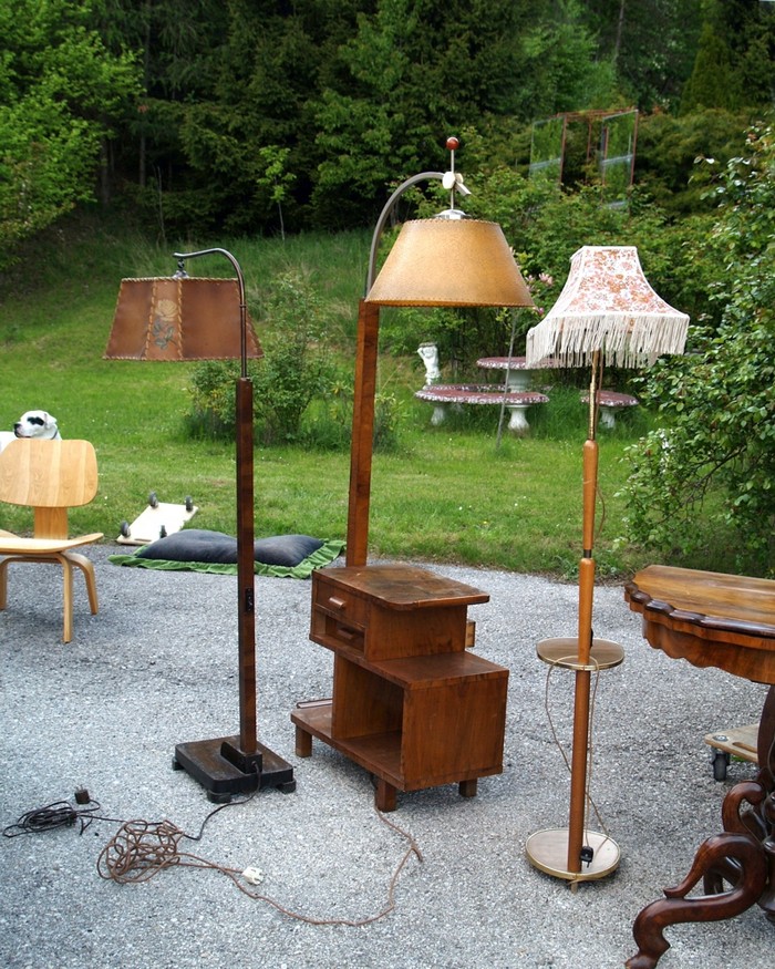 Antike Stehlampen Artdeco