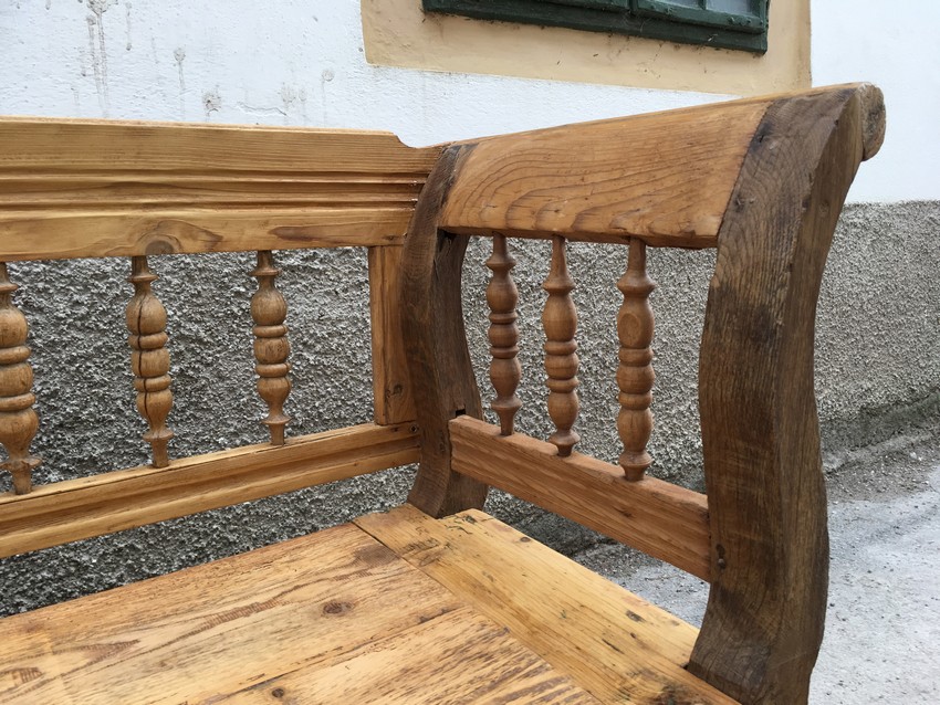 Kuechenbank Weichholz antik