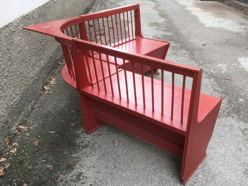 Truhenbak Shabby Chic rot