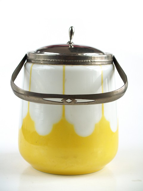 Glas gelb Shabby Chic