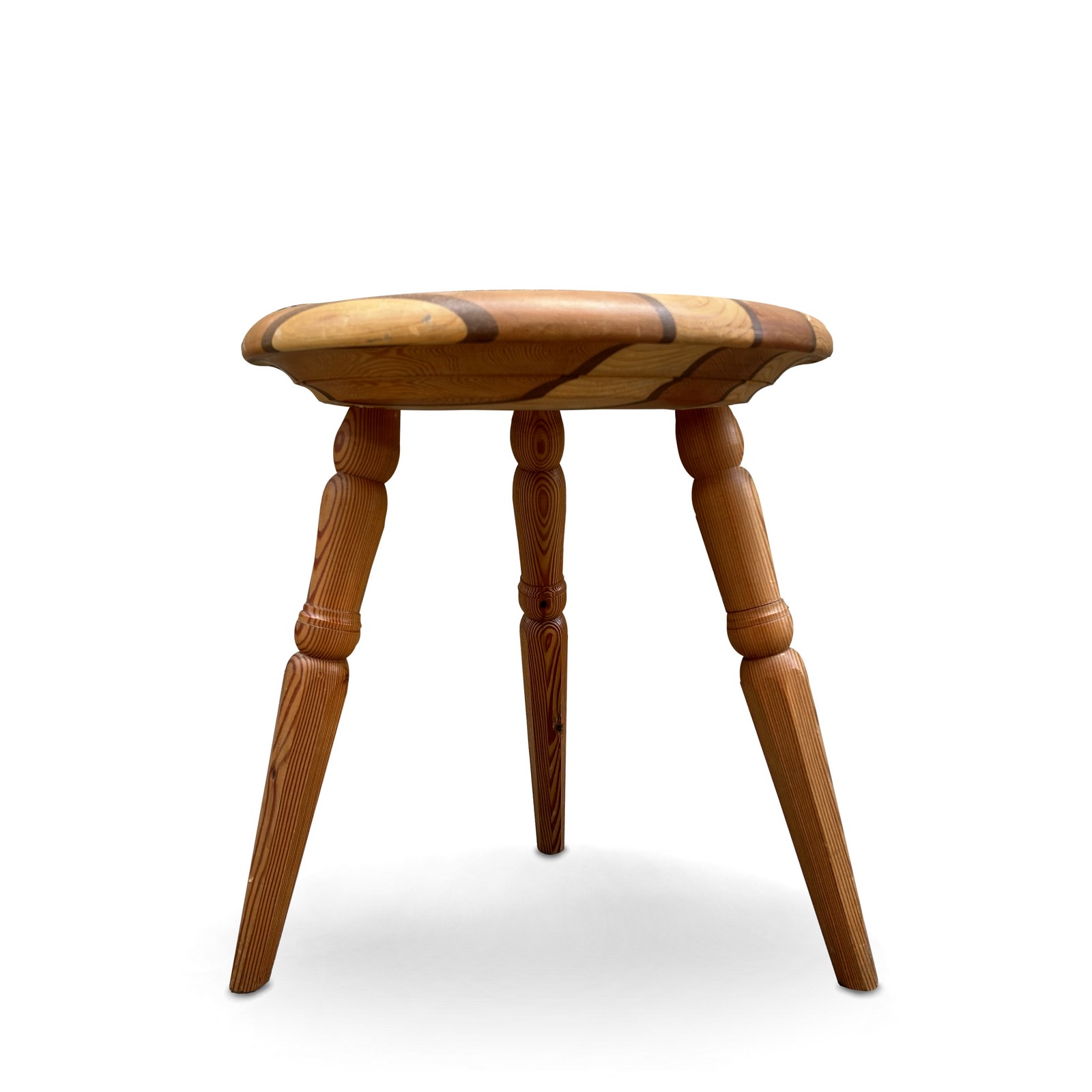 Hocker Schemel massiv Vintage Retro stabverleimt elegant Hocker Holz