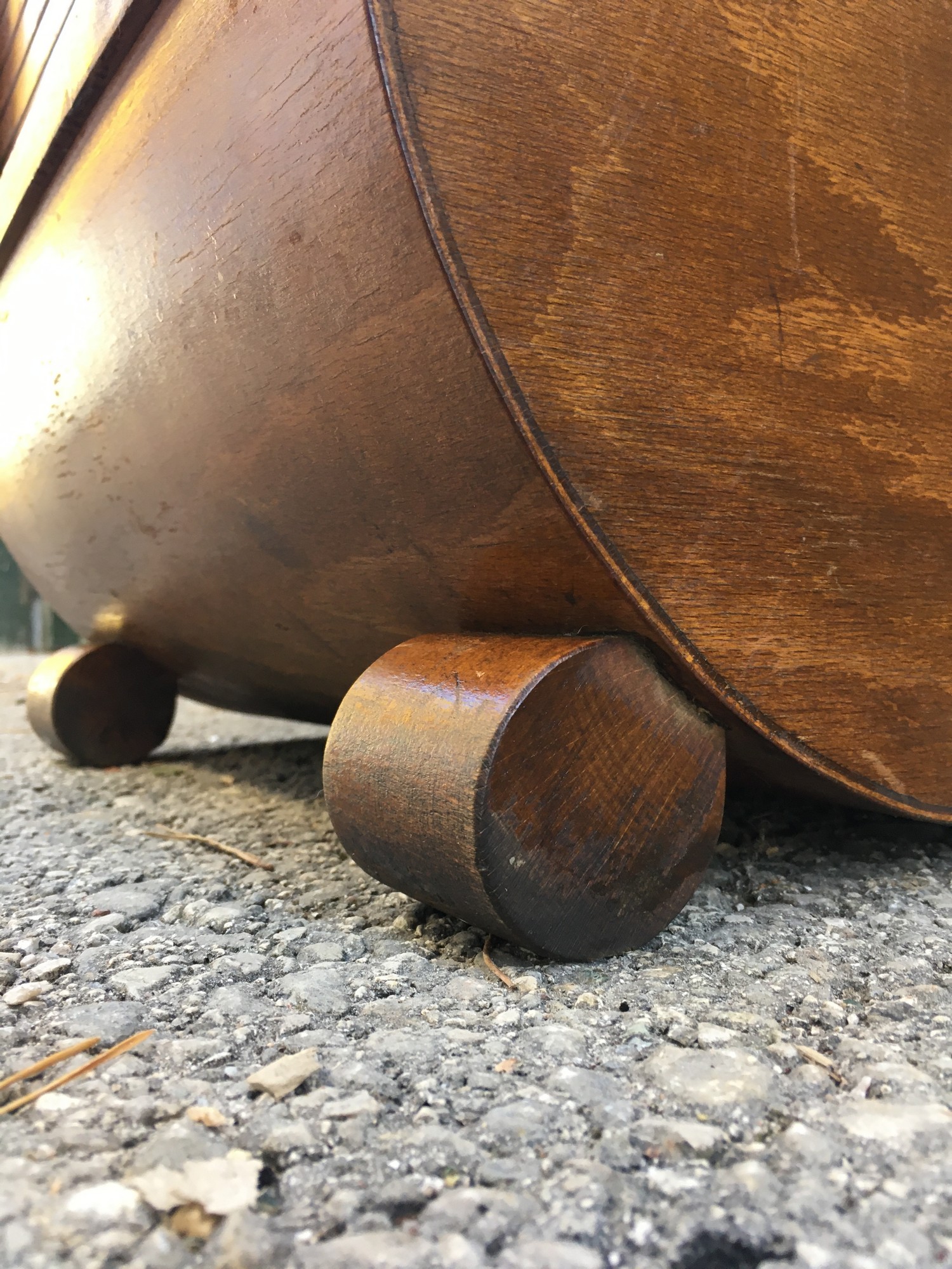 Rollladenschrank antik Artdeco Vollholz Möbel Jugendstil Fächer Laden kaufen