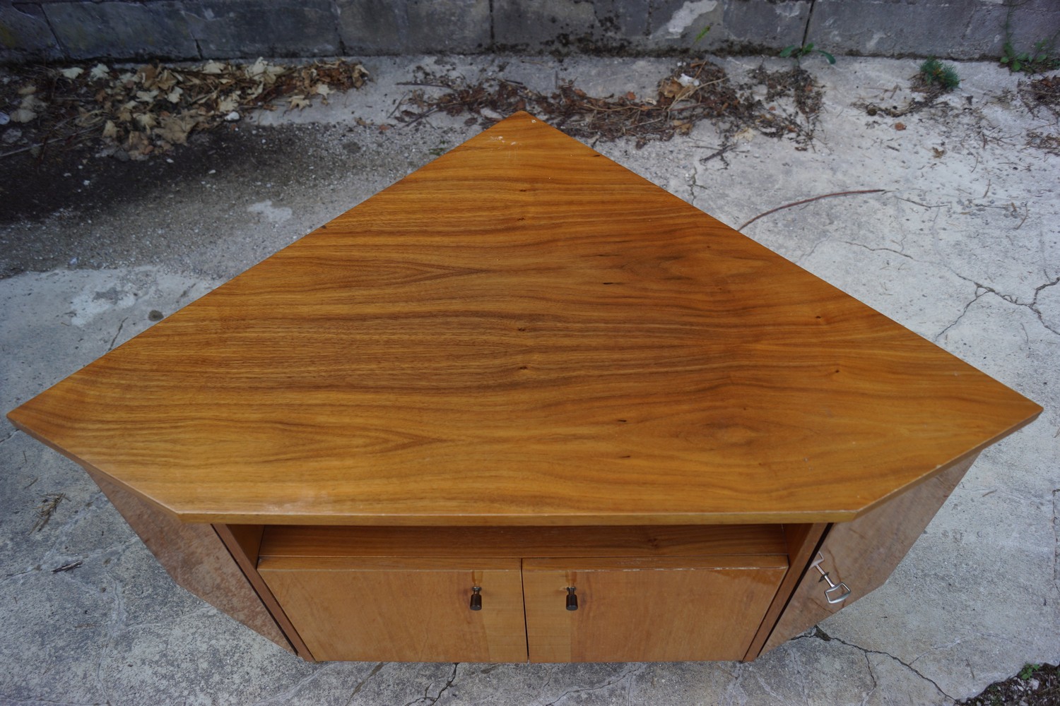 Barschrank Drehbar Eckkommode Kommode Bar Vintage Original Retro